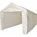 Seasonal Trends Sidewall/Enclosure Kit, 10 Ft W Exterior, 20 Ft D Exterior, 6 Ft H Exterior, Rectangle, White 12000211010